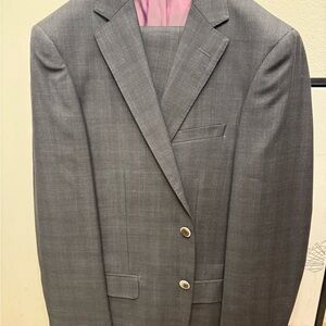 Zanetti Charcoal Men's Suit